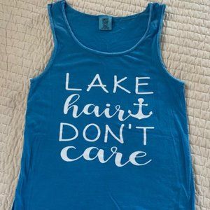 "Lake Hair Don't Care" Womens/Mens Unisex Tank Top